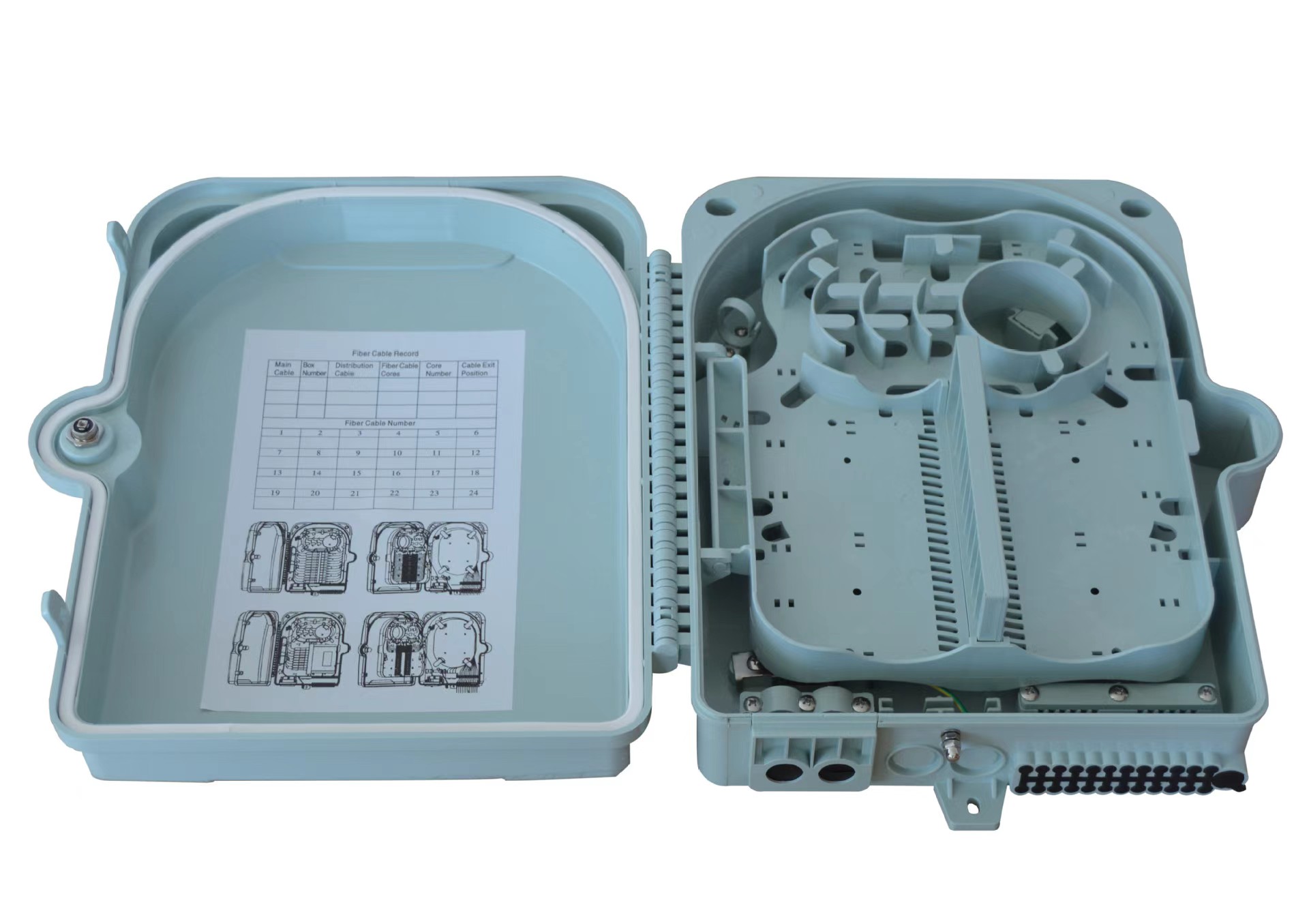 12-core fiber box Indoor fiber distribution box