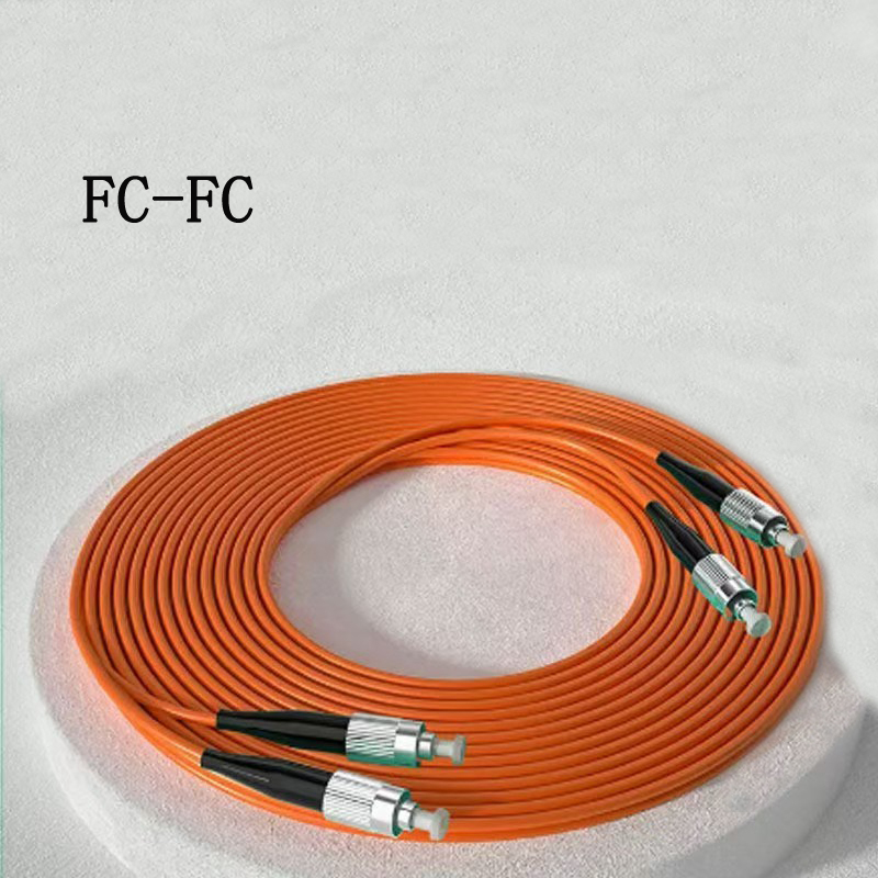 FC-FC Multi-mode dual-core fiber jumper Different joints can be customized