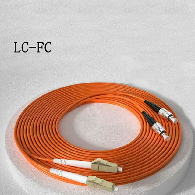 LC-LCCarrier-grade multi-mode dual-core fiber jumper Different joints can be customized